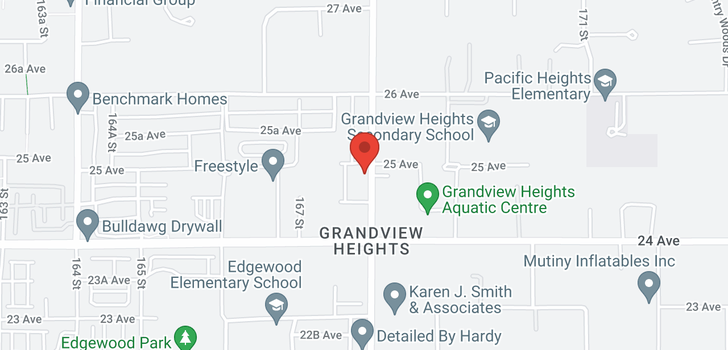 map of 41 16760 25 AVENUE